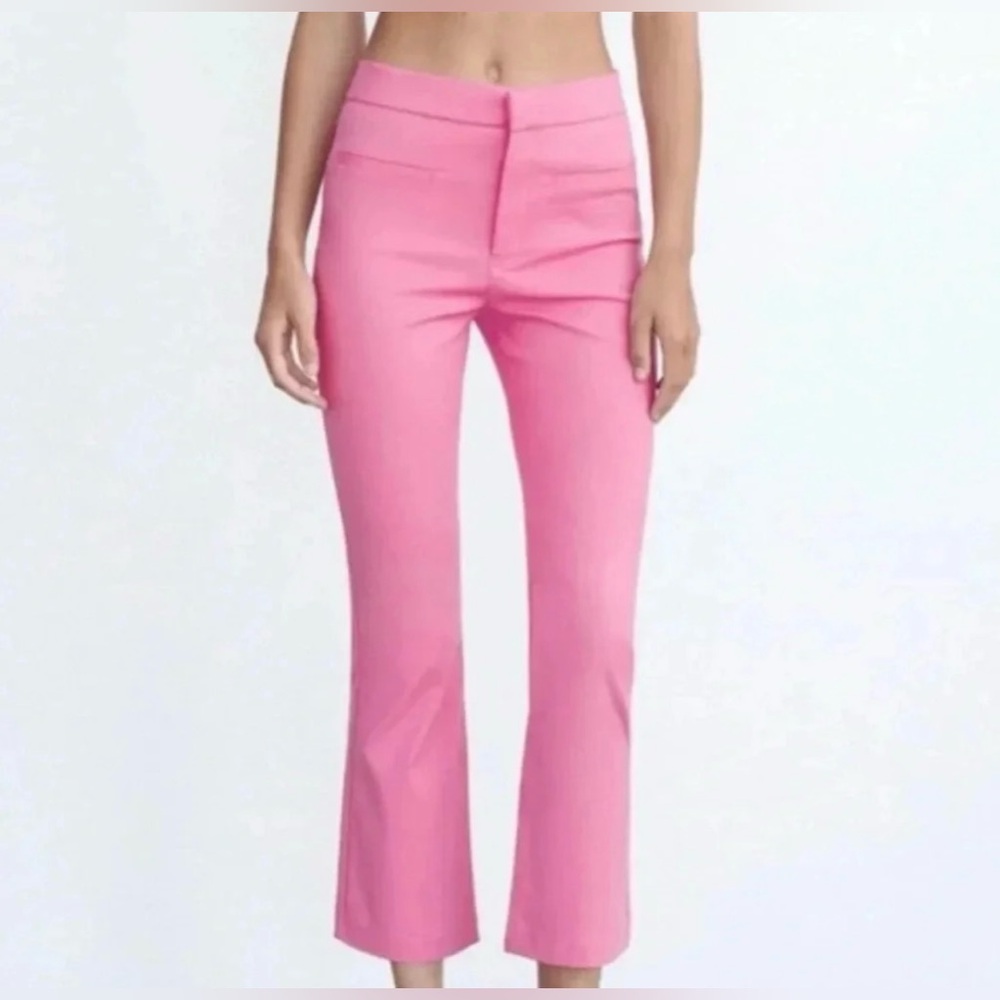 Zara pink cropped pants